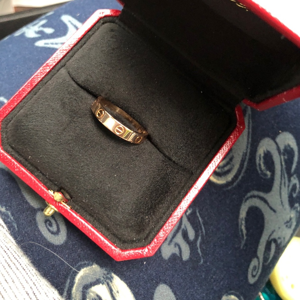 100% AUTHENTIC CARTIER LOVE RING IN ROSE GOLD